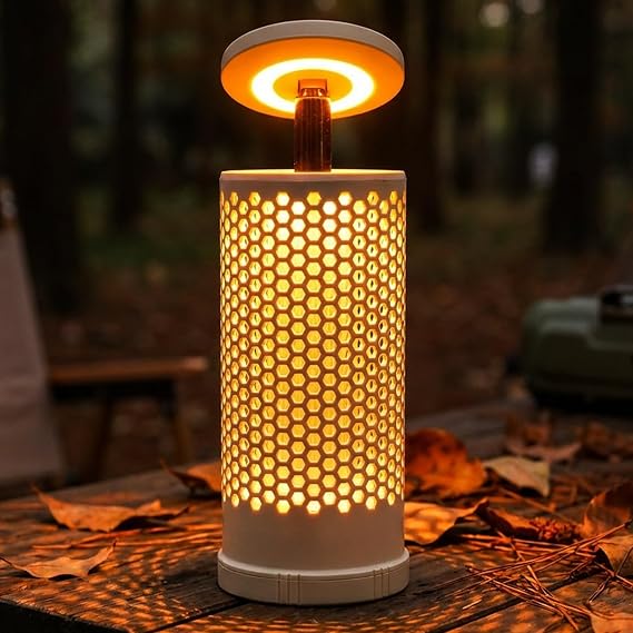 LED Camping Lanterns for Power Outages, RechargeableTelescopic Camping Lights Stepless Dimming, IP45 Water Resistant Tent Light Flashlight for Camping Essentials, Survival Kit Gear,Outdoors,Hurricane