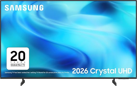 Samsung Smart TV 43-Inch U8000H Crystal UHD 4K TV, HDR10+, Motion Xcelerator, Dynamic Sound Pack, Gaming Hub, Knox Security, Vision AI Companion [2026]