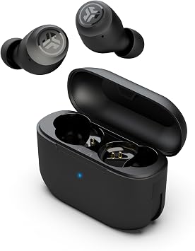 JLab Go Air Pop True Wireless Earbuds, in Ear Headphones, Bluetooth Earphones, Ear Buds with 32H Playtime, Bluetooth Earbuds with Microphone, USB Charging Case, Dual Connect, EQ3 Sound, Lilac
