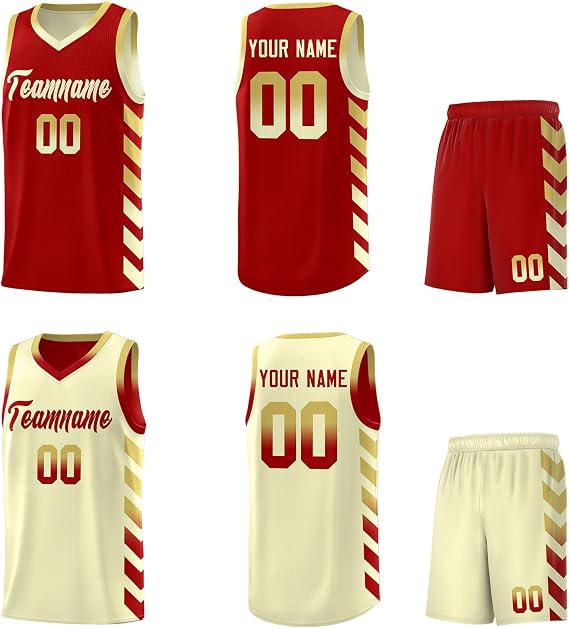 Custom Reversible Basketball Jersey Personalized for Men Women Youth Basketball Suit add Name Number Team Logo