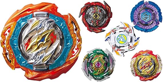 Battle Tops Burst GT B-139 + B-81 Starter Set with Wizard Fafnir.Rt.Rs Sen Light Launcher Large White Spinning Top