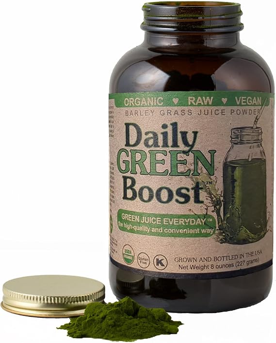 Daily Green Boost 8oz Organic Raw Vegan GF USA