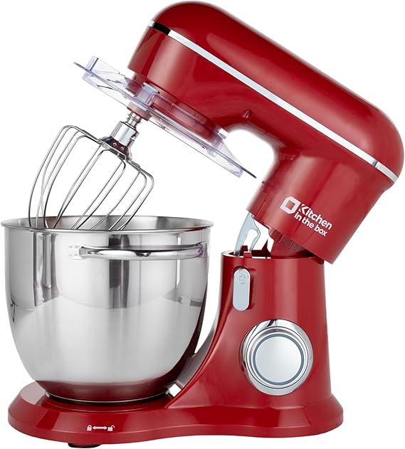 Kitchen in the box 6L Stand Mixer, 10 Speeds Electric Food Mixer for Baking