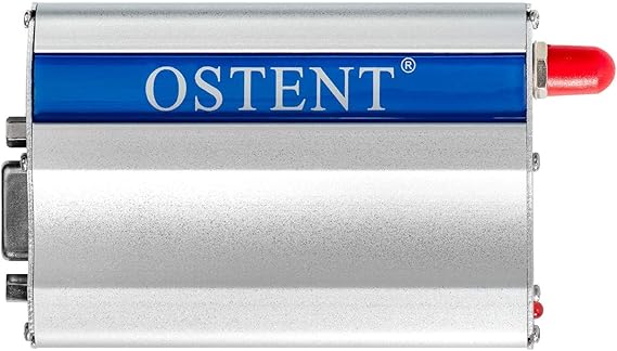 OSTENT GSM GPRS Modem with Wavecom Q2406A Module COM/RS232/Serial Port AT Commands SMS MMS Voice Call UK Plug Power Adapter