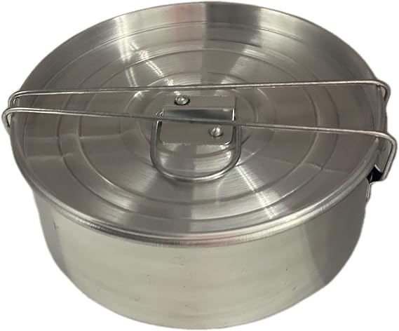 Flanera Moldes Aluminio Con Tapa Bano Maria Flan Mold with Lid - Flan Pans for Baking with Water Bath- Flan Maker Molde Milagro Grande - Mexican Olla Flaneras para Chocoflan (8.3 x 3.2 in)