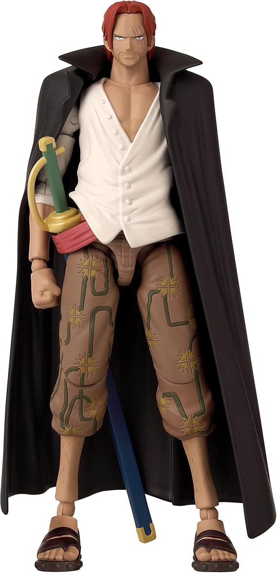 ANIME HEROES - Tek Parça - Shanks Aksiyon Figürü | One Piece 6 inç Action Figure Anime Heroes - Shanks