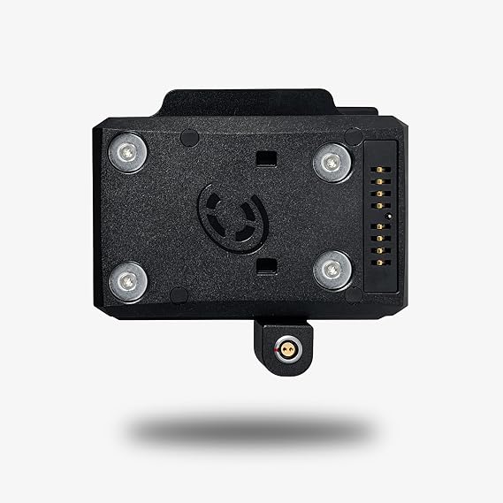 Core SWX SNAP-KOMU Snap Battery Mount Plate for RED KomodoTM Direct BP-Style Mount with 2-Pin Lemo Output, Runtime Display Support, Compatible with Powerbase Edge Snap Batteries