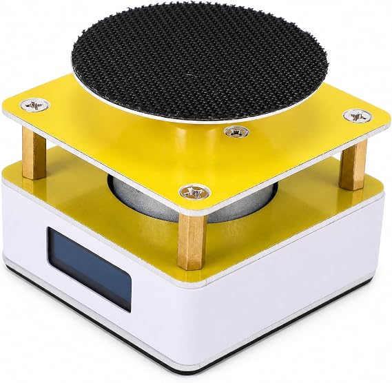 Fabater Tabletop Mini Disc Sander, 4 Speed Adjustable 10000 RPM Bench Disk Sander Grinder, Wood Metal Electric Sanding Machine with 2 Sandpapers, DIY Woodworking & Craft Tool