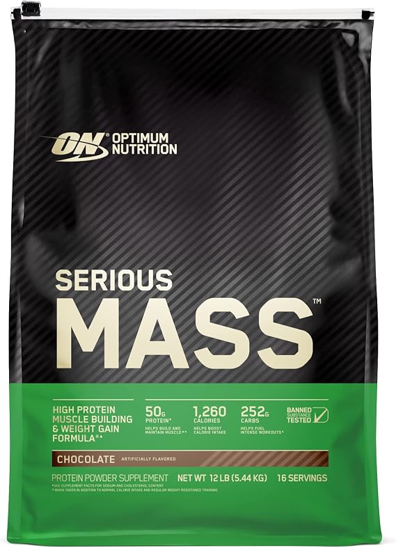 Optimum Nutrition Serious Mouth Chocolate 12 lb International Delivery