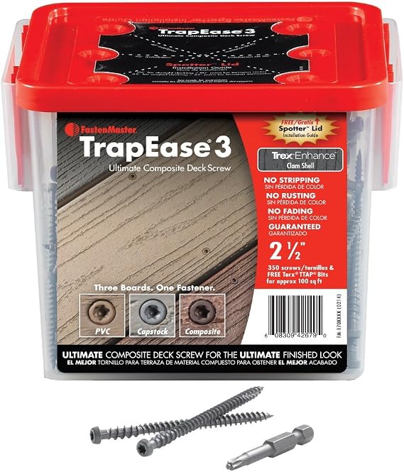 FASTENMASTER Deck Screw Comp Win Gra