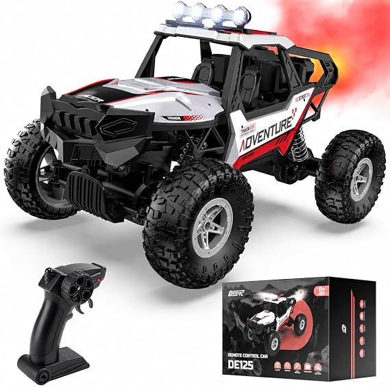 DEERC DE125 1:14 RC Car for Kids,4WD Remote Control Off-Road Monster Truck