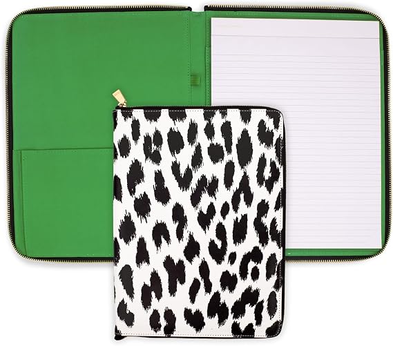 kate spade new york Leatherette Folio, Modern Leopard