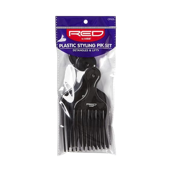 RED by KISS (PROFESSIONAL PIK, Plastic Styling Set)