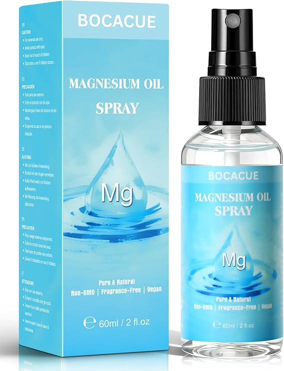 Pure Magnesium Oil Spray, Topical Magnesium Chloride, 60ml