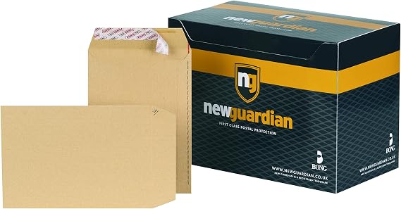 New Guardian L26039 Envelopes Heavyweight Pocket Peel and Seal Manilla C5 [Pack of 250]