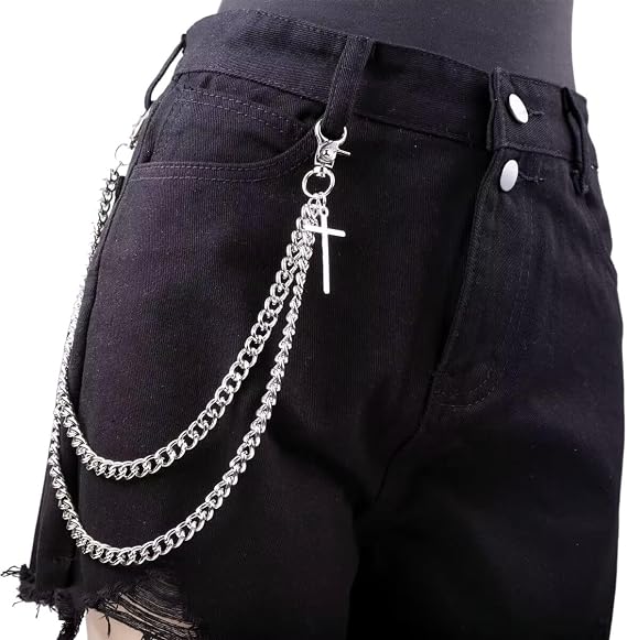 Pants Chain for Men Women Jeans Chains Shorts Chains Goth Accessories Punk Hip Hop Wallet Chain
