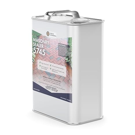 DeckGeneral 5745 Heavy-Duty High-Gloss Acrylic Masonry, 1 Gallon