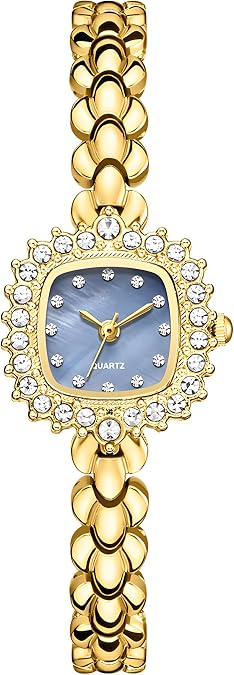 Reginald Luxury Watch for Women WristWatches Diamond Square Small Dial Bracelet Watch Casual Quartz Watch Fashion Ladies Watch