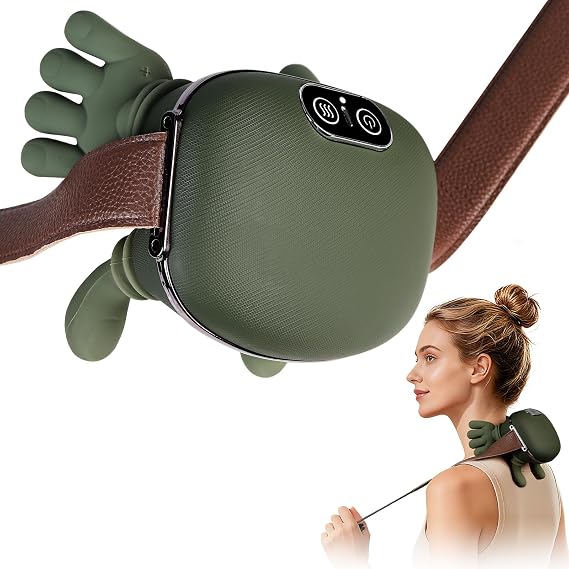Neck Massager with Heat, Shiatsu Electric Neck and Shoulder Massager with N7 Master Hand, Gifts for Men Women