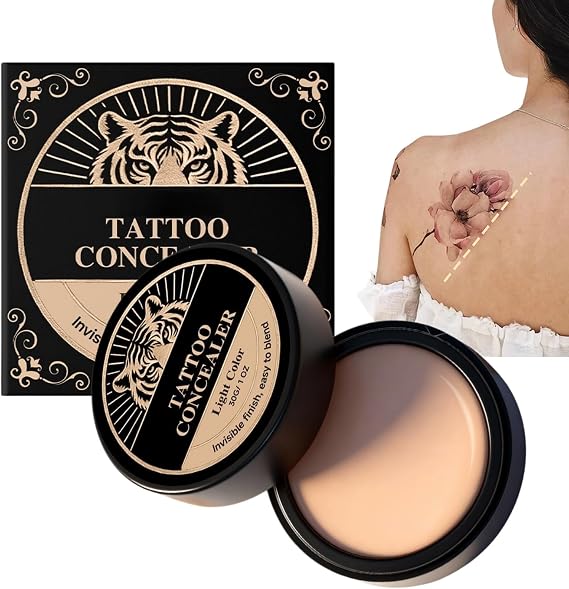 Waterproof Body Concealer&Leg Foundation Full Coverage,High Coverage Body Makeup Waterproof Foundation Effectively Covers Tattoos,Scars,Varicose Veins,Waterproof&Sweat-Resistant for All Skin Tones