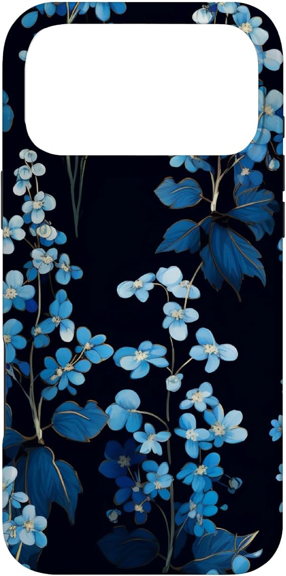 Blue Cohosh Pattern Case for iPhone 17 Pro Max