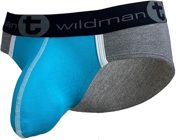 Wildmant Modal Big Boy Pouch Brief Baby Blue