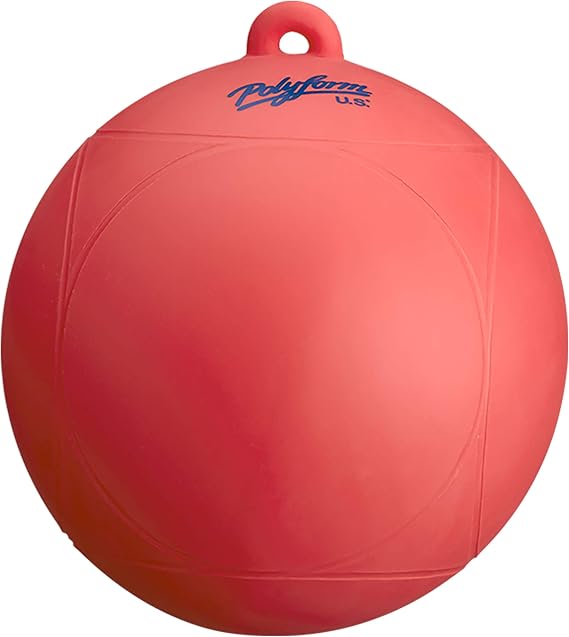Polyform 28539331 WS Series Water Ski Buoy - 8" x 8.5", Red