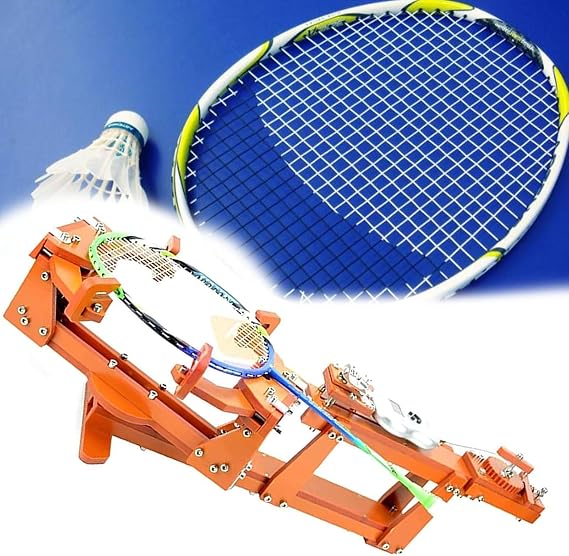 Tabletop Racquet Stringer Machines with Stringing Accessories/Racket String Tools - Strings Racquetball, Squash, Tennis or Badminton Equipment