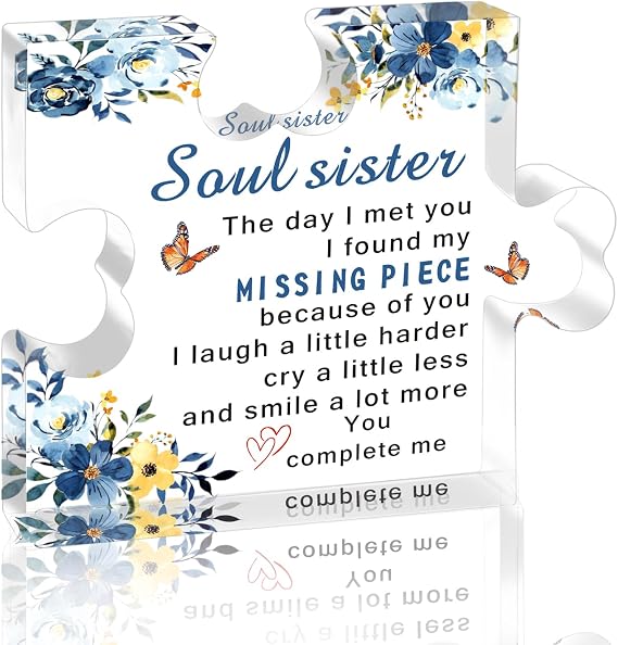 Soul Sister Gifts for Women Unbiological Sister Gifts Friendship Gift