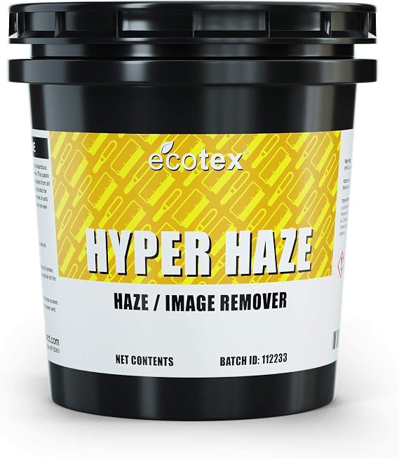 Ecotex Hyper Haze - Screen Printing Ink & Haze Remover, Dehazer, 1 Gl