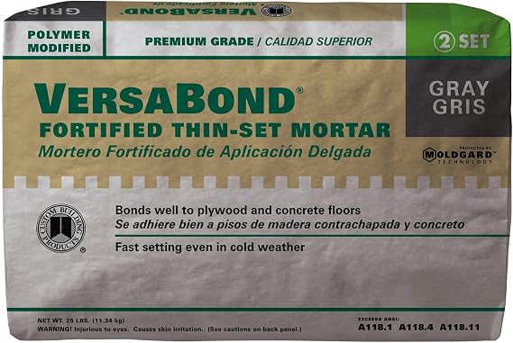 Custom Building Products Custom BLDG Products 25Lb AP Thin Set Mortar Custom BLDG Products MTSG25 25Lb AP Thin Set Mortar