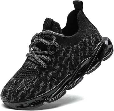 kkdom Toddler Boys Girls Shoes Lightweight Breathable Sneakers Kids Athletic Tennis Shoes for Running Walking
