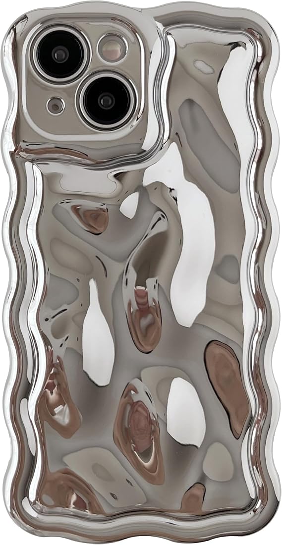 Caseative for iPhone 13 Case, Silver