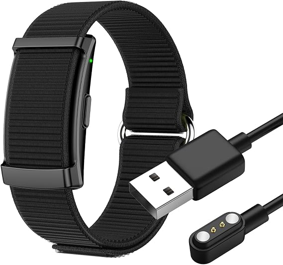 Smart Bracelet Fitness Tracker Wristband 24 Hours 365 Days Auto Sleep Tracker Heart Rate HRV Body Temperature Female Health Monitor AI Analysis Vibration Reminder 170+ Sports Modes with 2 Bands