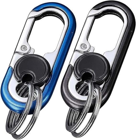 Car Key Chain Car Key Ring Personalized Keychain rings with Hook for Men Offices, Home, Car Key Organisation
