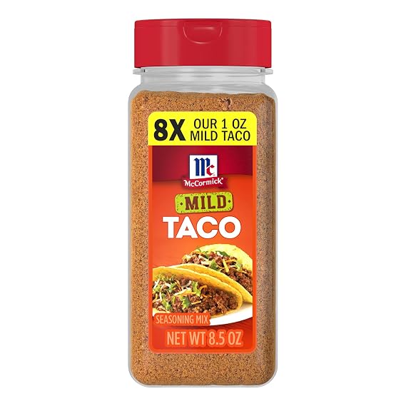 McCormick Mild Taco Seasoning Mix, 8.5 oz