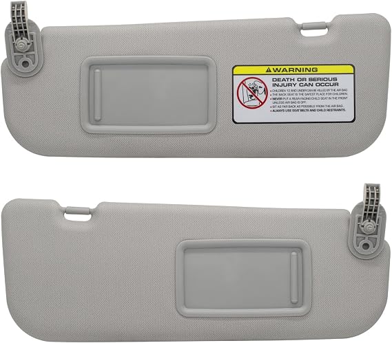 NHILES Driver & Passenger Side Sun Visor Fits for Hyundai Elantra 2011-2015