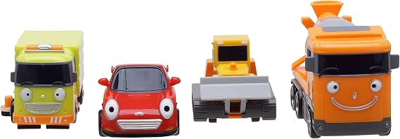 Friend Set, Chibikoko Bus, Taiyo, Authentic, Korean, Popular, Anime, Bus Toy, Vehicle, Cars, Mini Car, Toy Car, Educational Toy, Birthday, Christmas, Children, Girls, Boys, Elementary School, Kindergarten Students, Nursery School Students No. 3 | Chibikko Bus Tayo friend set No. 3. Characters of Rabbit Billy Speed Chris
