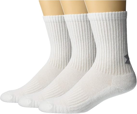 Under Armour Adult Training Cotton Crew Socks, Multipairs