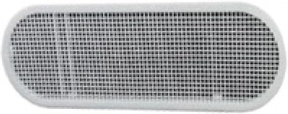 Soffit Vent 4x12in White Oval