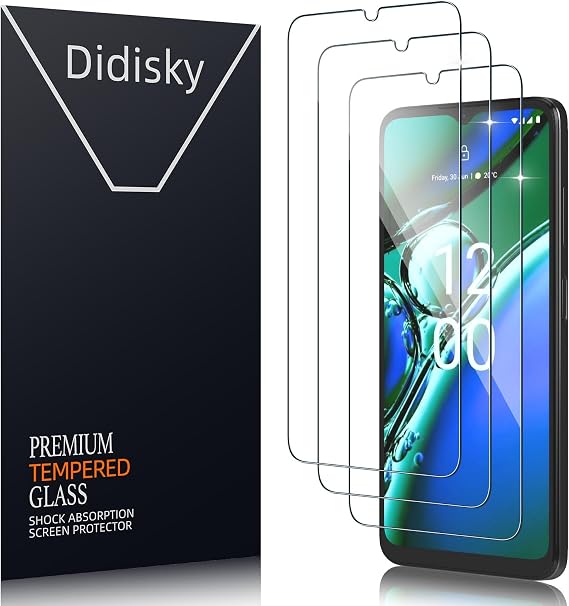 Didisky 3 Pack Screen Protector for Nokia G42 5G, 9H Tempered Glass Screen Protector, Easy to Install, Scratch-Resistant, HD Clear