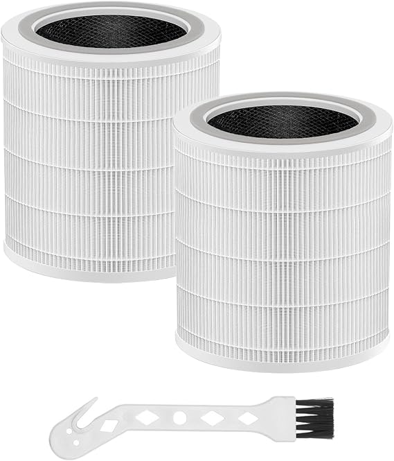 2 Pack Core 400S Replacement Filter for LEVOIT Core 400S/400S-RF Smart Air Purifier, Air Purifier Replacement Filter,True HEPA 3-in-1,High-Efficiency Activated Carbon Filter for Home Bedroom Dorm