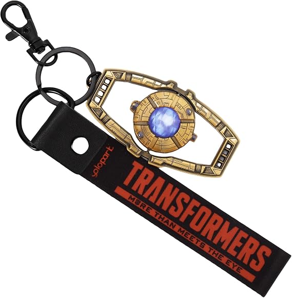 YOLOPARK Transformers Leadership Module Metal Keychain - 3x1.65 Inch Design Authentic Collectible for Fans