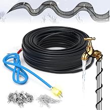 TDSF1-K Self-Regulating Roof Heat Tape, 5W/ft Heat Tape for Pipe,Ideal for Ice Dam Prevention on Roofs and Gutters,28FT