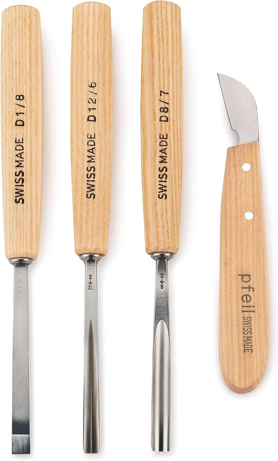 Pfeil Swiss made Intermediate Set of 4 Tools