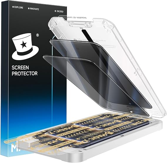 MAGIC JOHN 3rd Gen Privacy Screen Protector for iPhone 17 Pro No AR Version