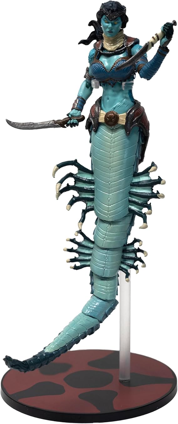Boss Fight Studio Court of The Dead Gallevarbe, Eyes of The Queen Action Figure Highly Articulate Collectible Figurine with Accessories Including Alternate Hands, Water Feature, and Knives 4