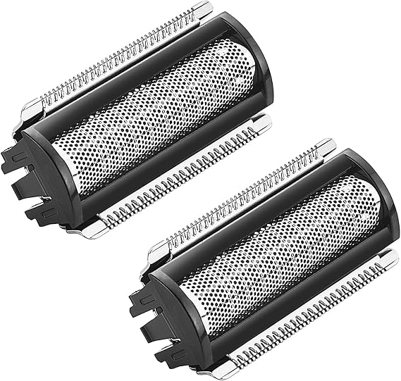 2 Pack Replacement Foil Blade Compatible with MANSCAPED The Lawn Mower 5.0 Ultra Hair Trimmer,Stainless Steel Groin Hair Foil Shaver Head for Close Body Hair Grooming