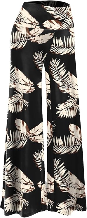 Arolina Palazzo Pants for Women Wide Leg Flowy Pants Casual Comfy High Waist Summer Pants
