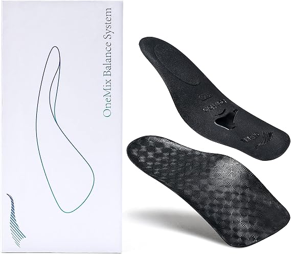 T700 Carbon Fiber Arch Support Pads, Relieve Flat Foot, High Arch, Foot Pain, Arch Supports Inserts, Plantar Fasciitis, Flat Feet Insoles Men Women (Black,S)